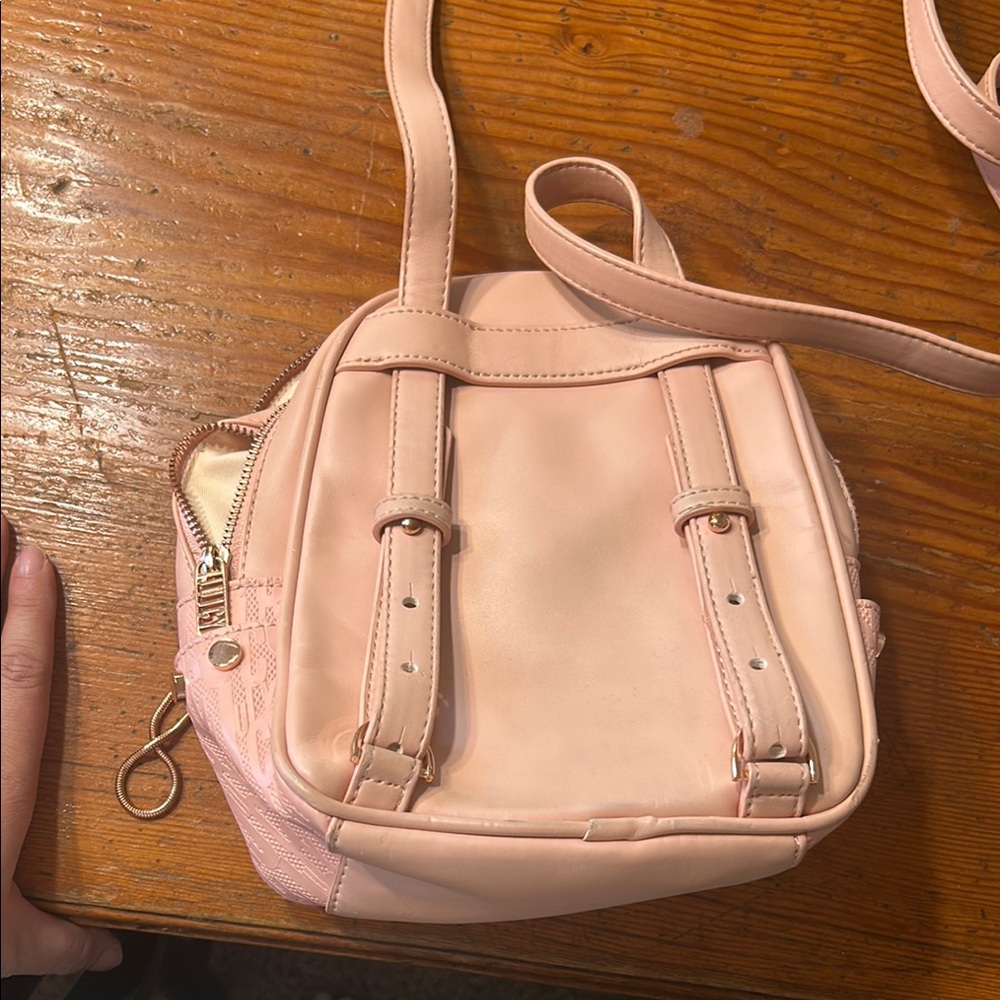 Pink Designer Women's Backpack - Picture 2 of 3